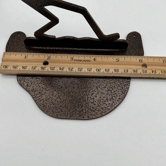 Kokopelli Native American Book Ends Lazart Collectors Series Black Metal 2 Piece - Picture 6 of 9